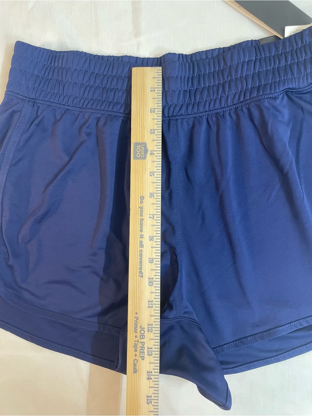Adidas Women’s High Rise Pacer Short US L 3”  Dark Blue - Picture 5 of 14